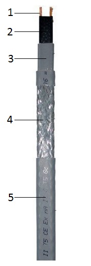 Саморегулирующийся греющий кабель LAVITA TMS 30-2 CR