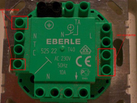 Терморегулятор Eberle FRe 525 22