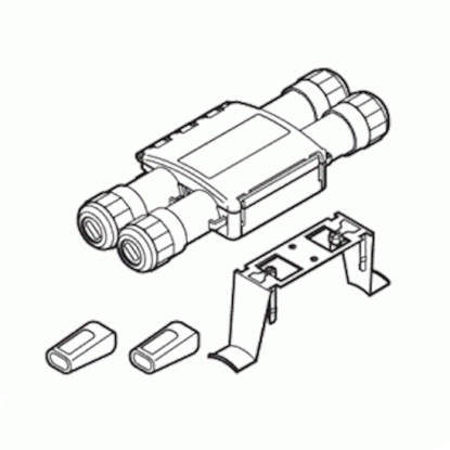 Узел X-образного разветвления Raychem RAYCLIC-X-02